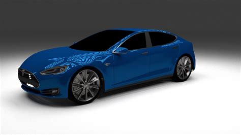 3d model of tesla s