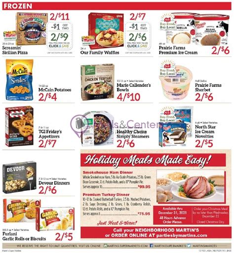 Martin's Supermarket Weekly ad valid from 12/19/2021 to 12/24/2021 - MallsCenters