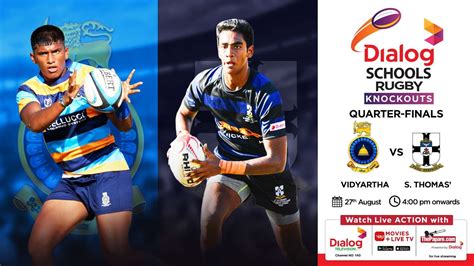 Vidyartha College vs S. Thomas' College - Dialog Schools Rugby Knockouts 2022 – Quarter-Final 2 ...