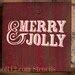 Merry & Jolly Stencil by Studior12 Elegant Christmas Word Art Reusable Mylar Template Painting ...