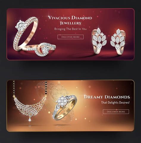 Jewellery Store website header images on Behance | Jewelry website design, Jewelry website ...