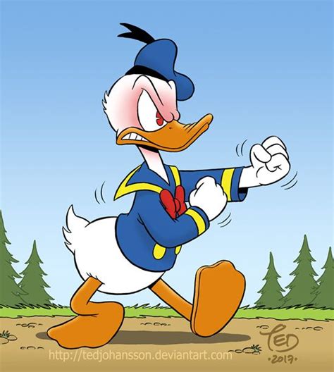 Donald's fighting mode by TedJohansson on DeviantArt | Duck cartoon, Disney duck, Disney cartoons