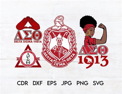 Delta Sigma Theta sorority svg print vector dst sorority | Etsy