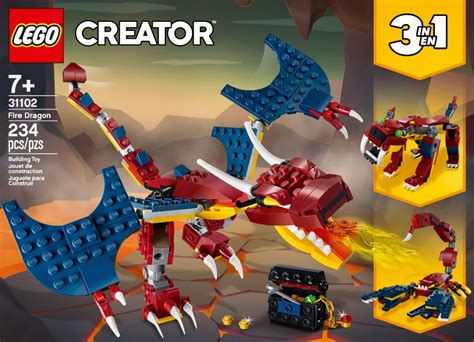 Questions and Answers: LEGO Creator 3-in-1 Fire Dragon 31102 6288726 ...