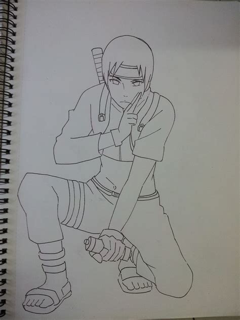 My Pace: Sai from Naruto fan art