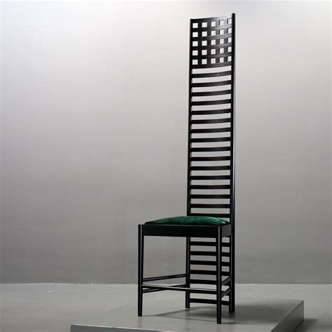 Hill House Chair 1 by CR Mackintosh for Cassina, Labeled 1970s | #139758