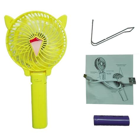 LifBetter Portable Foldable Hand Held Rechargeable USB Mini Fan for PC ...