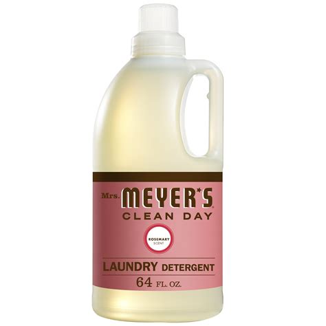 Mrs. Meyer's Clean Day Laundry Detergent, Rosemary, 64 fl oz - Walmart.com