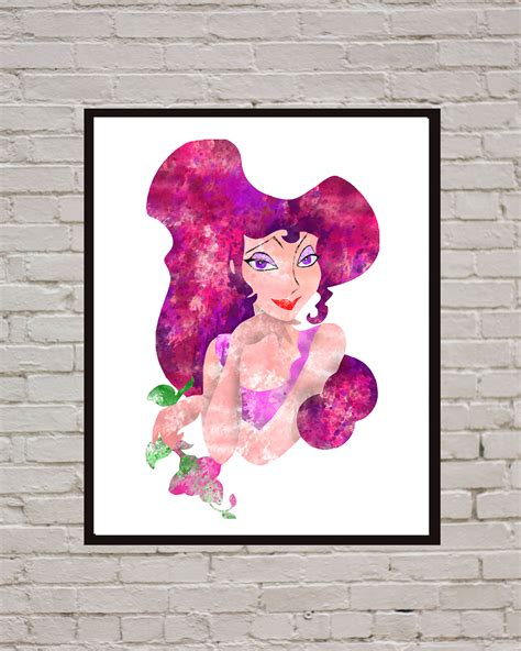 Megara Hercules Disney Art Print Digital Files decor nursery - Inspire ...