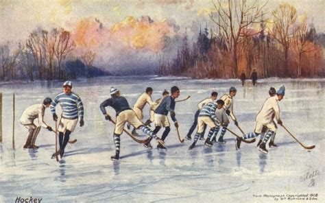 Antique Ice Hockey Postcard 1910 - McGill University Hockey | HockeyGods