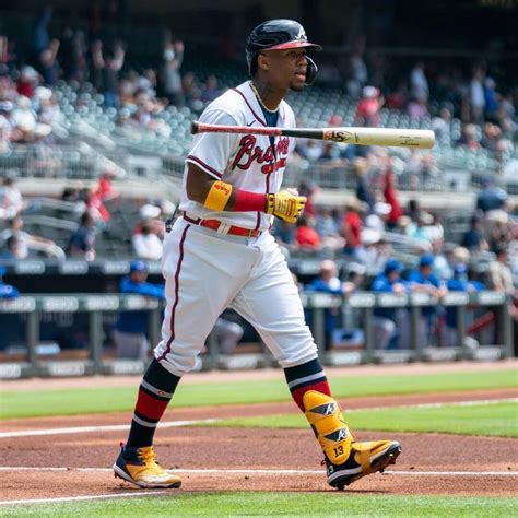 What Pros Wear: Ronald Acuña Jr.'s Louisville Slugger A181 Maple Bat - What Pros Wear