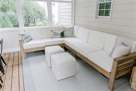 DIY Outdoor Sectional (Guide) - Home and Kind