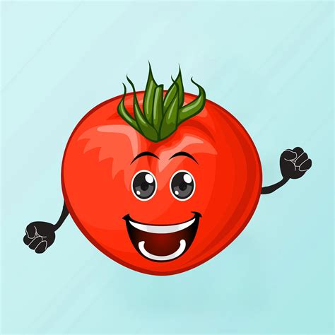 Emoji Tomato Vector on Behance