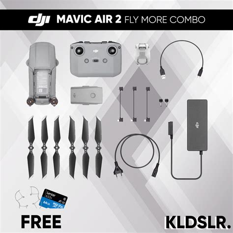 DJI Mavic Air 2 (DJI Malaysia CE) (FREE Lexar 64GB microSD Card)