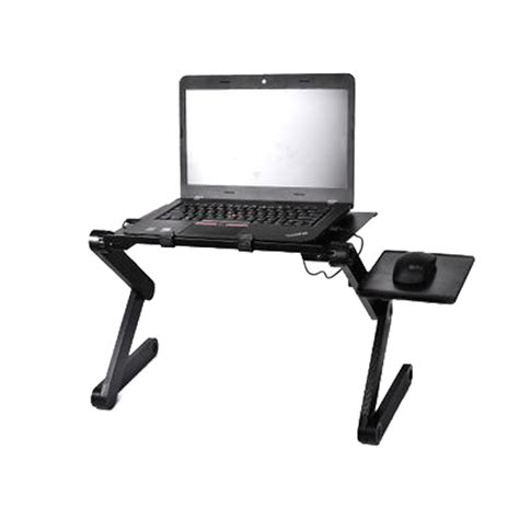 Adjustable Laptop Table Computer Stand With Mouse Pad – Eagle Tech