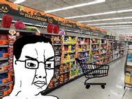 SoyBooru - Post 23984: angry closed_mouth glasses hair halloween irl_background soyjak ...