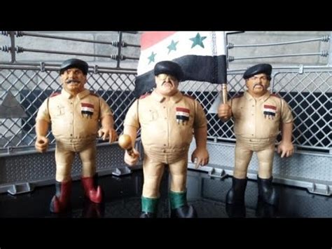 🇮🇶How to make retro WWE Sargent Slaughter Colonel Mustafa General Adnan ...