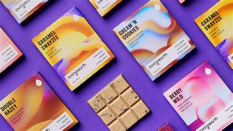 Loving Earth's Packaging Visually Interprets A Sweet Tooth's Craving | Dieline - Design ...