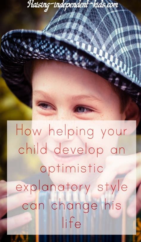 It’s science: Helping your child develop a positive explanatory style can boost optimism ...