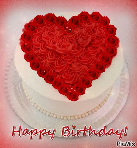 February Happy Birthday Cake Birthday Cake Gif, Happy Birthday Cakes ...