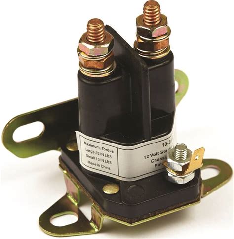 Briggs & Stratton 5409K Starter Solenoid, 3-Terminal, For: Briggs ...