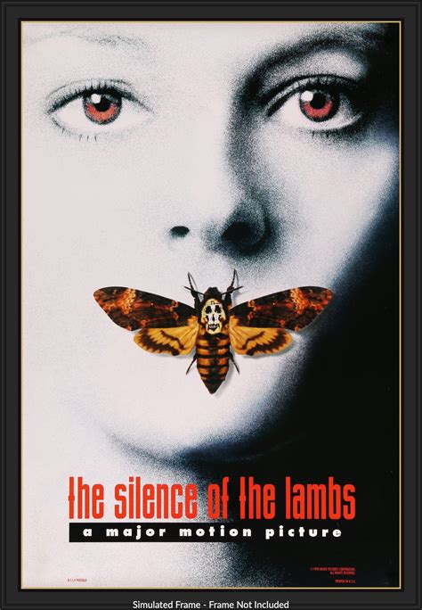 Silence of the Lambs (1991) One-Sheet Movie Poster - Original Film Art - Vintage Movie Posters