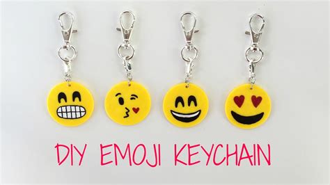 DIY Emoji Keychain - YouTube