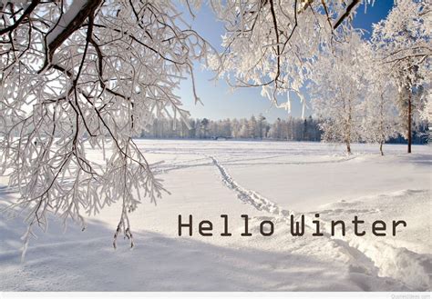 Hello Winter Wallpapers on WallpaperDog