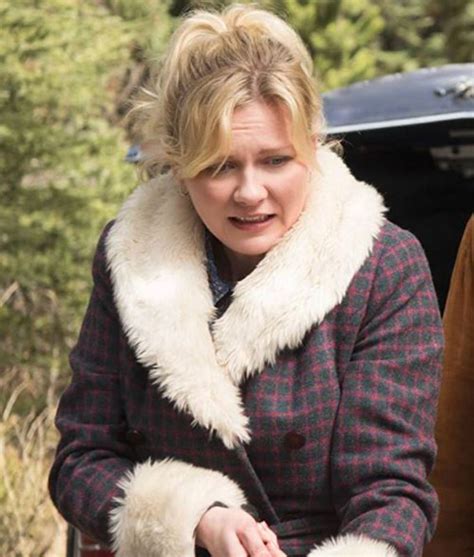 Kirsten Dunst Fargo Peggy Blumquist Peacoat with Shawl Collar - Jackets ...