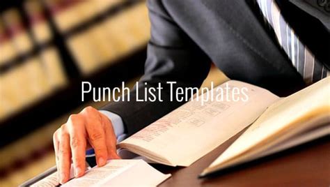 Punch List Template - 7+ Free Word, Excel, PDF Format Download