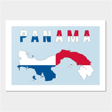 Flag map of panama – Artofit