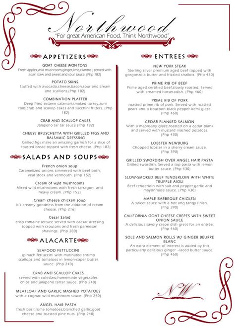 Fine Dining Menu by kanuts on DeviantArt