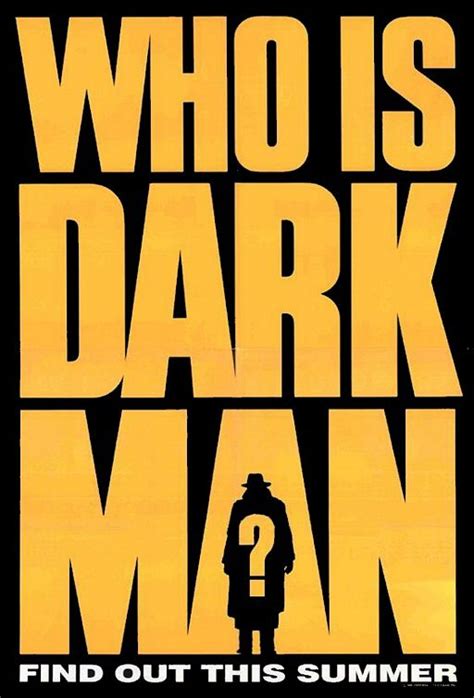 Darkman Movie Poster (#2 of 4) - IMP Awards