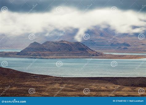 Pyramid Lake Island stock photo. Image of native, tufa - 27668102