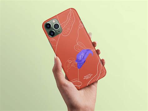 Free iPhone 11 Pro Case Mockup (PSD)