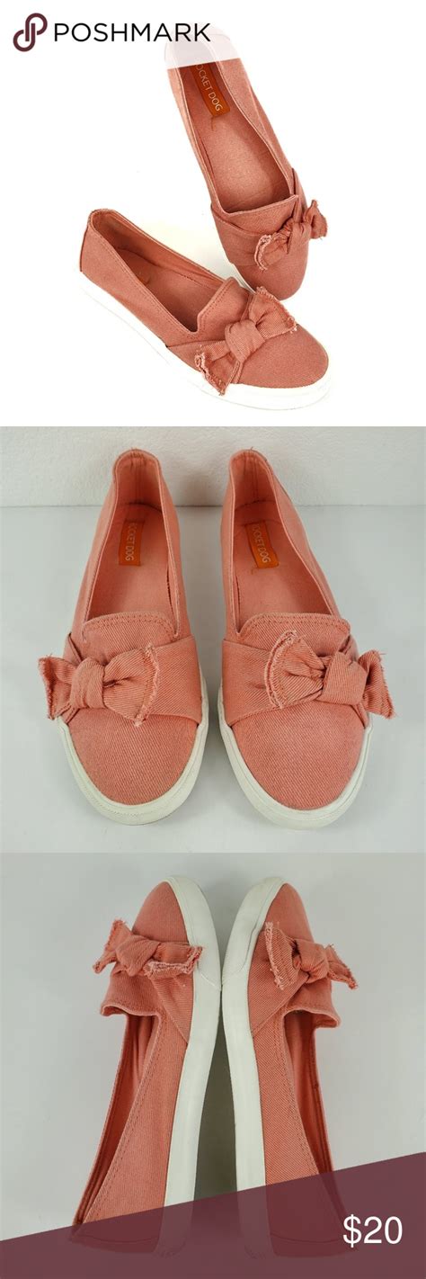 Rocket Dog Coral Slip On Bow Canvas Shoes Size10 | Rocket dog shoes ...