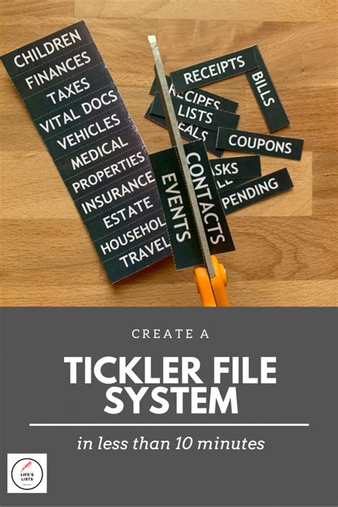 Create a Tickler File System in Less than 10 Minutes! - Livable Solutions