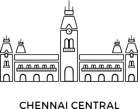 Clipart - Chennai Central