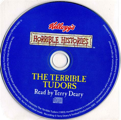 Terry Deary – Horrible Histories: The Terrible Tudors (2005, CD) - Discogs