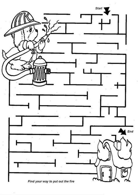 printable mazes best coloring pages for kids - maze help the love monster find its friend 2 free ...