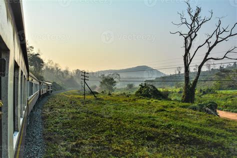 Scenery and railway tourism in north Thailand 6684971 Stock Photo at ...