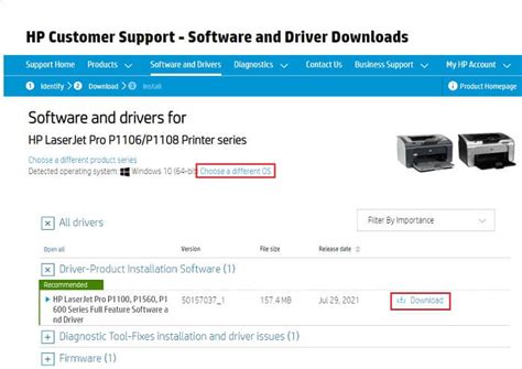 Download, Install and Update HP LaserJet P1108 Printer Driver | TechPout