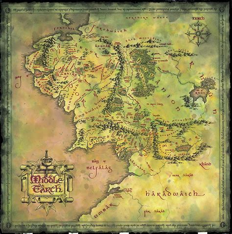 HD wallpaper: Middle Earth map wallpaper, lord of the rings, John Ronald Reuel Tolkien ...