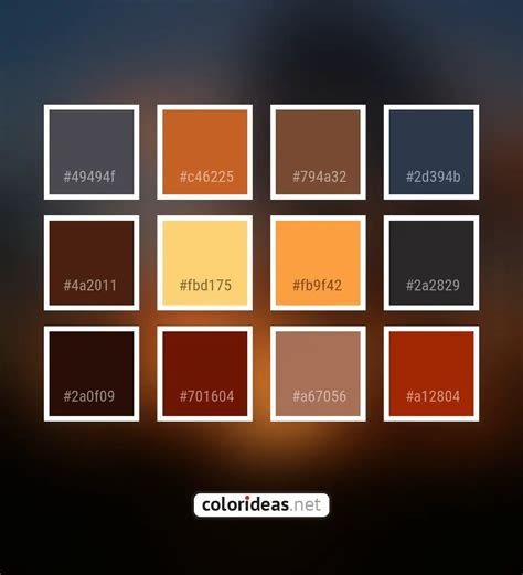 Abbey Dark Gray / Smoked Fbd175 Goldenrod Color Palette | Color palette ...