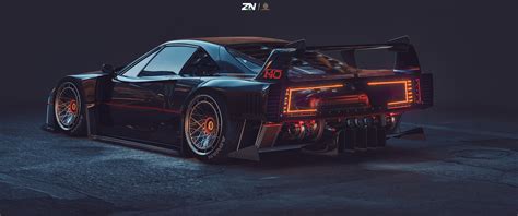 Ferrari F40 - custom kit on Behance