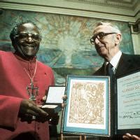 Bishop Desmond Tutu is awarded the Nobel Peace Prize in Oslo | South ...