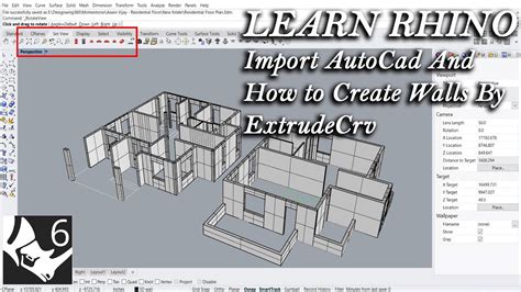 Autocad to Rhino - 3D Modelling || Beginners Part 1 - YouTube