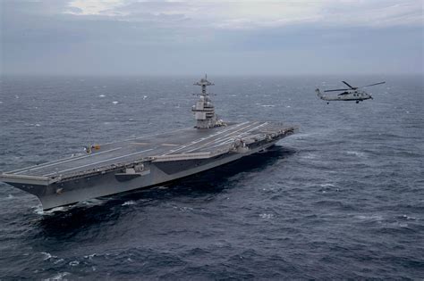 Navy Aircraft Carrier Uss Gerald R Ford Flies New Bat - vrogue.co