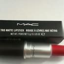 Mac Retro Ruby Woo Matte Lipstick | Tina D.'s (TinaD) Photo | Beautylish