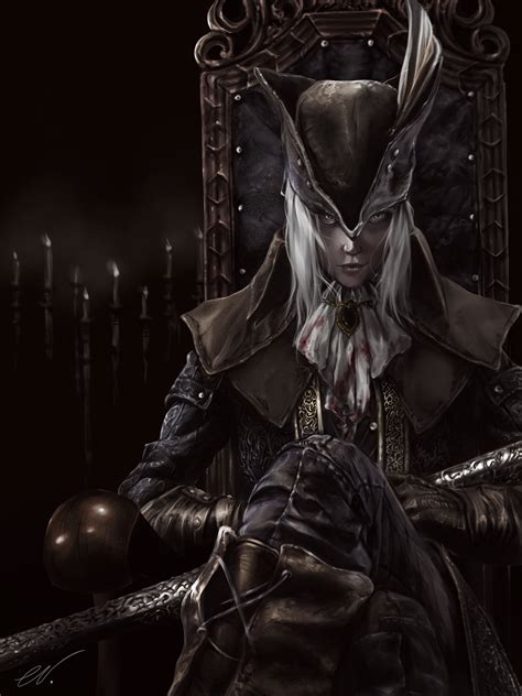 Lady Maria from "Bloodborne" fan art on Behance